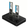 Qoltec 50310 dokovacia stanica 2x SSD M.2 SATA NGFF USB Type-C