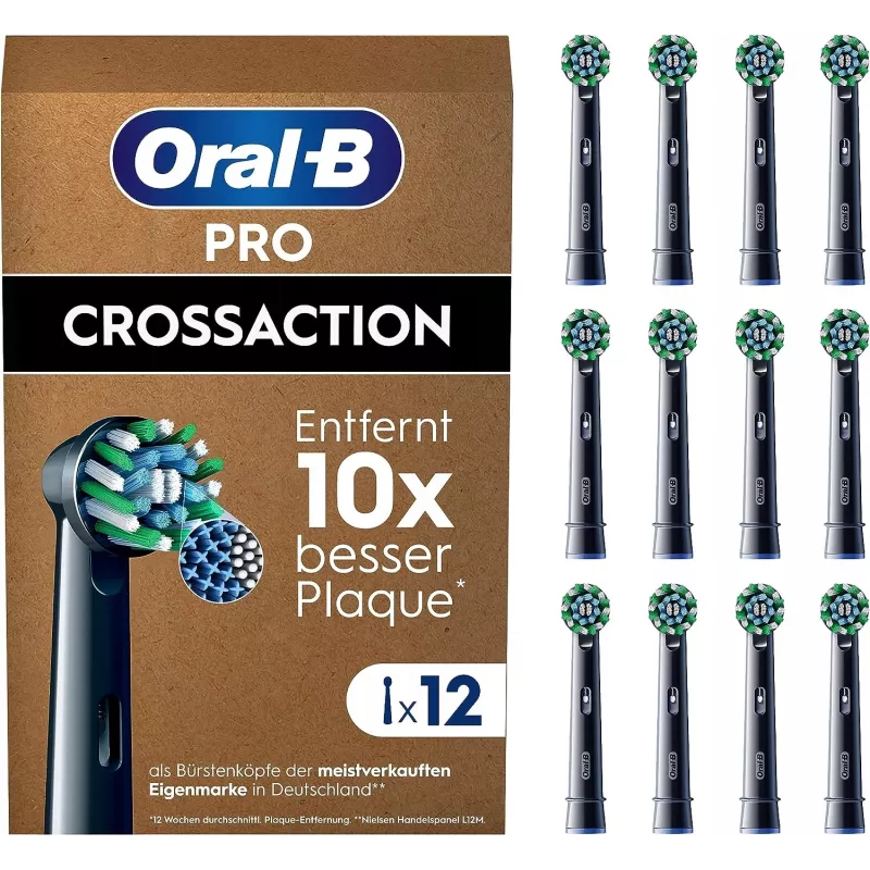 Oral-B Pro CrossAction náhradné hlavice kefiek, 12 ks