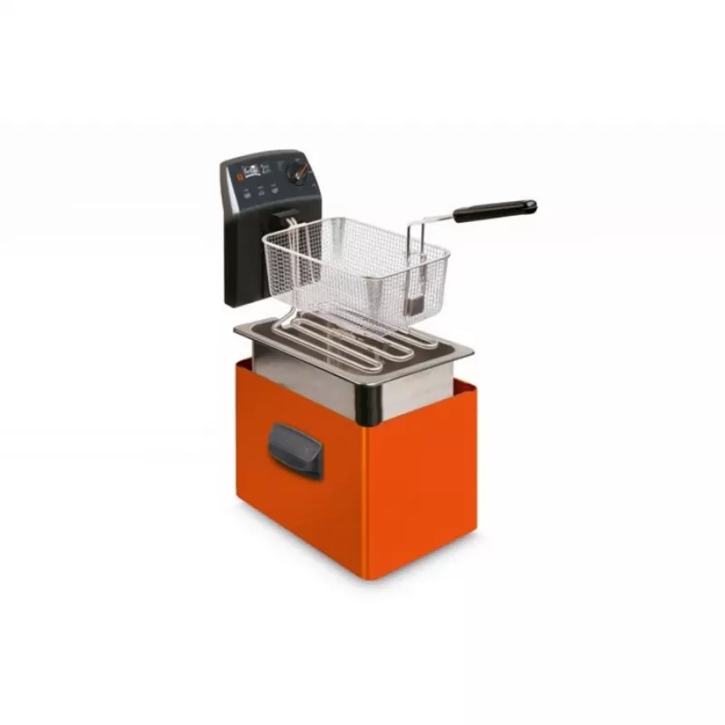 Fritel Turbo SF fritéza, 3 L, oranžová