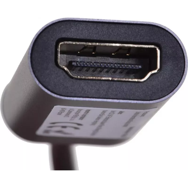 UNITEK V1420A video káblový adaptér 0,15 m USB Type-C HDMI sivý