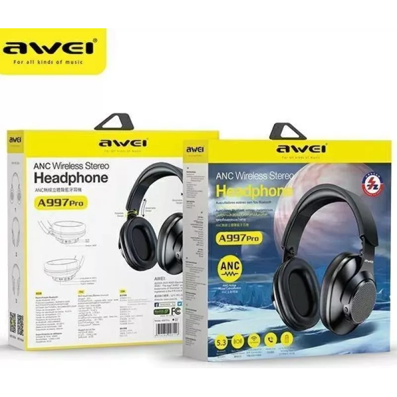 Slúchadlá Awei A997 Pro ANC Bluetooth On-Ear