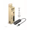 USB hub CLUB3D USB 3.2 Gen1 Type-A s 3 portami a Gigabit Ethernet