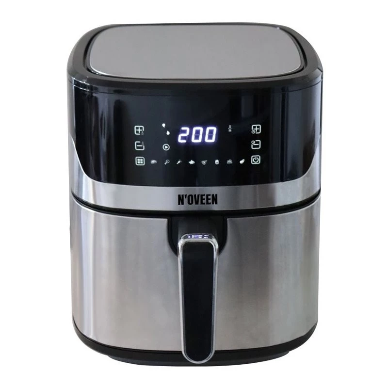 Teplovzdušná fritéza NOVEEN AF550 — objem 6,5 l, 1600 W, do 200°C, 8 programov