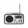 ELTRA Kormoran stolové rádio FM/LW s prehrávaním MP3 z USB, hnedé