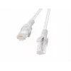 LANBERG sieťový kábel Cat5e RJ-45 na RJ-45 0,25 m biely (PCU5-20CC-0025-S)