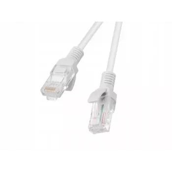 LANBERG sieťový kábel Cat5e RJ-45 na RJ-45 0,25 m biely (PCU5-20CC-0025-S)