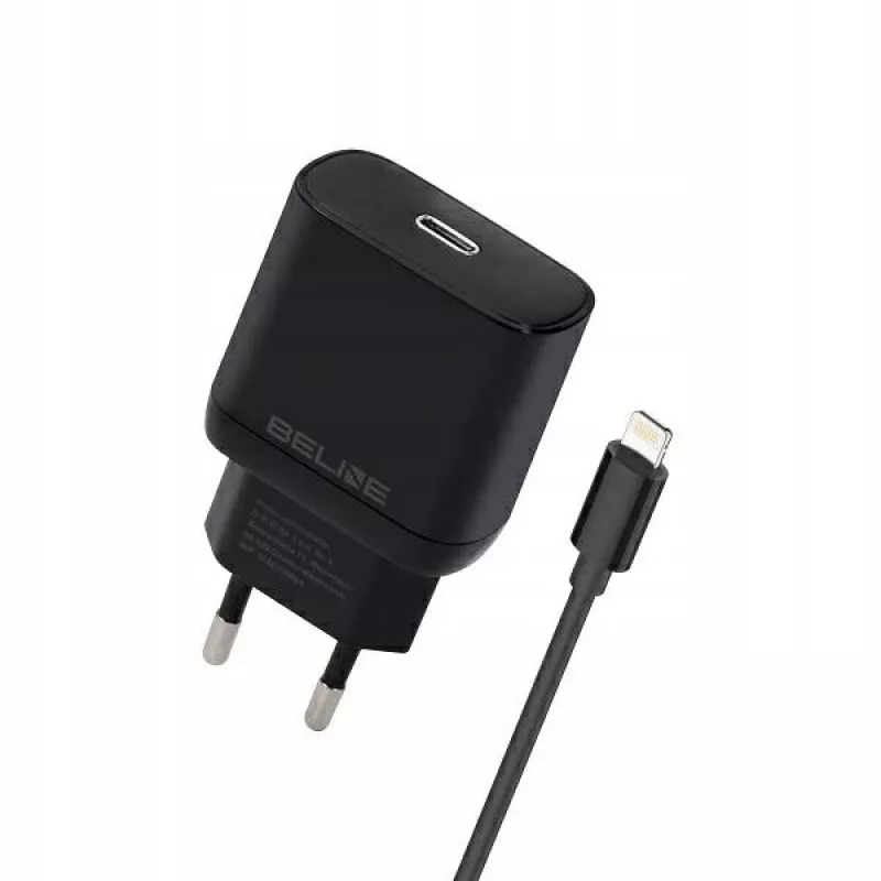 Nabíjačka 30W USB-C na Lightning Beline Beli02174 s čiernym káblom