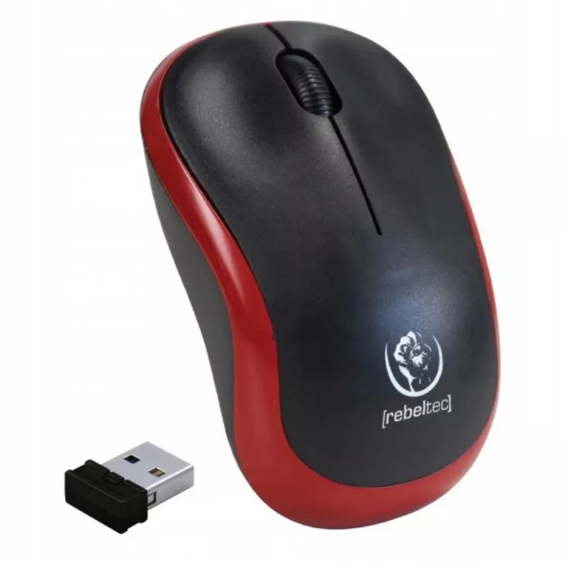 Bezdrôtová optická myš Rebeltec METEOR červená RBLMYS00049 USB