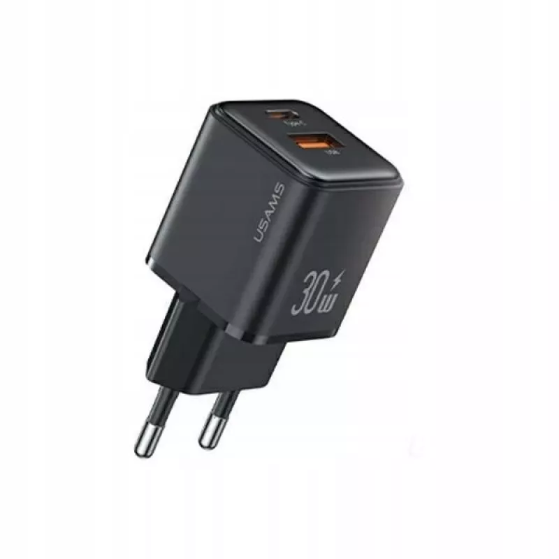 usams nabíjací adaptér USB-C + USB-A PD 3.0 30W CC189TC01