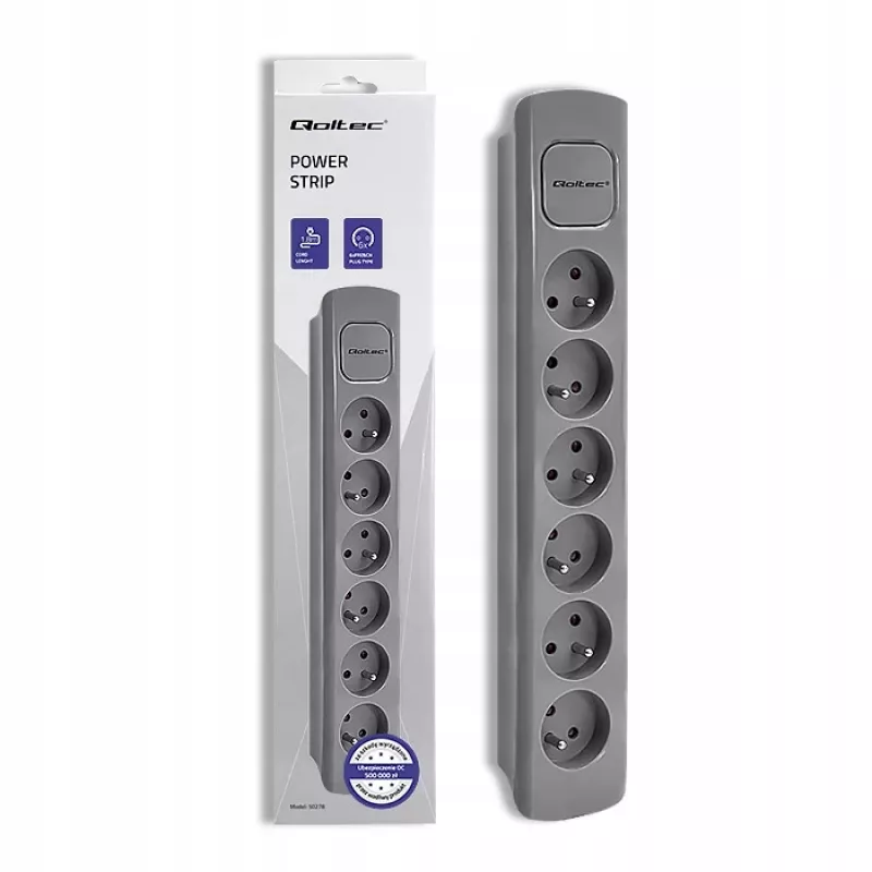Qoltec 50277 produkt sivá