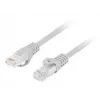 Lanberg PCF6-20CC-0050-S Prepojovací kábel Cat.6 F/UTP, 0,5 m, sivý, balenie 10 ks