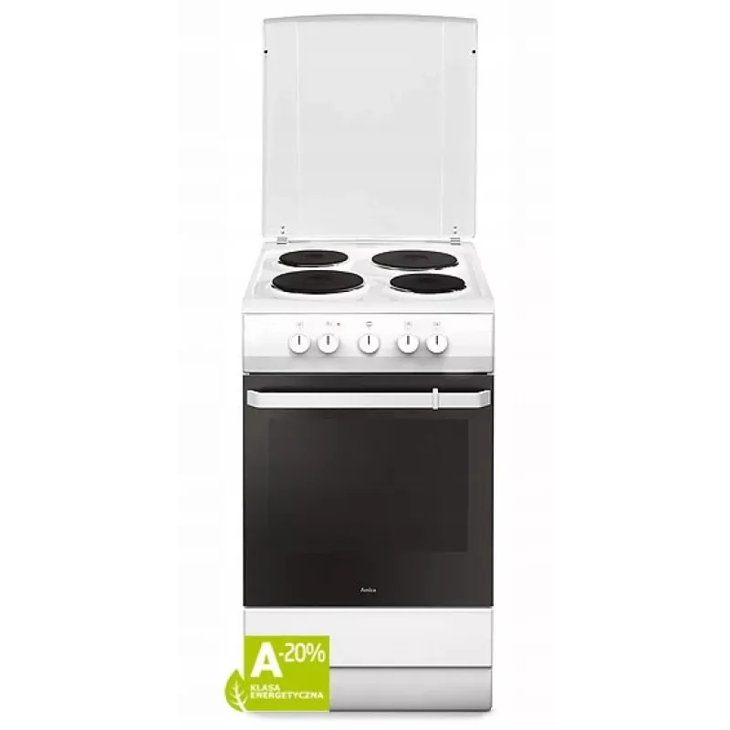 Elektrický sporák Amica 58EE1.20(W) 69L biely