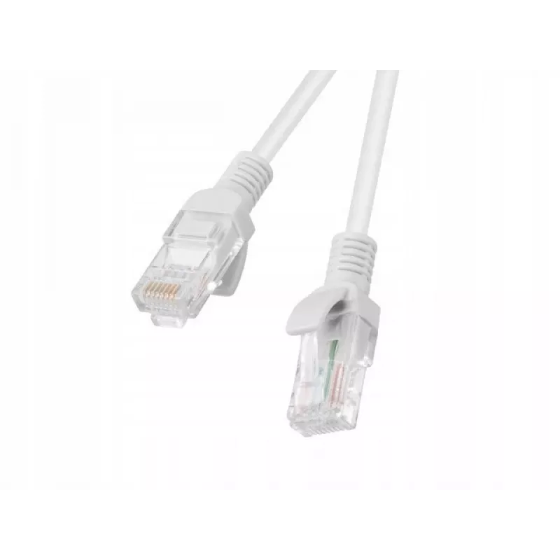 Sieťový kábel LANBERG Cat6 RJ-45 na RJ-45, lanková meď, U/UTP, 1,5 m, biely