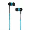 In-ear slúchadlá s dizajnom na zips a mikrofónom