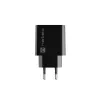 Natec Ribera NUC-2058 sieťová nabíjačka, 18 W, 1x USB-A, do 3 A, Quick Charge 3.0, Samsung AFC, Huawei FCP/SCP, čierna