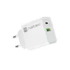 Sieťová rýchlonabíjačka NATEC RIBERA 12V 20W USB-C PD 3.0 + USB-A Samsung AFC biela