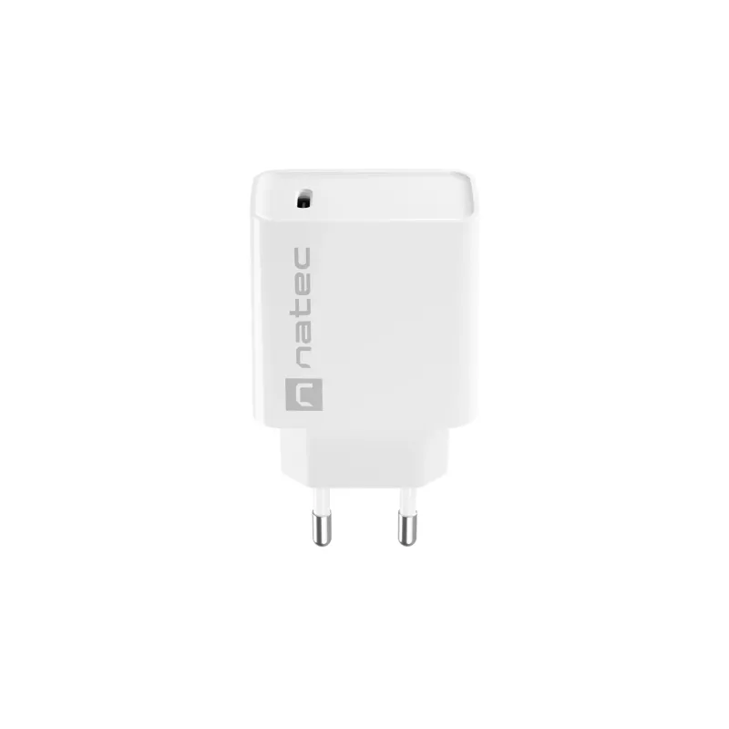 Interiérová USB-C rýchlonabíjačka NATEC RIBERA 12V 20W Quick Charge 3.0 biela