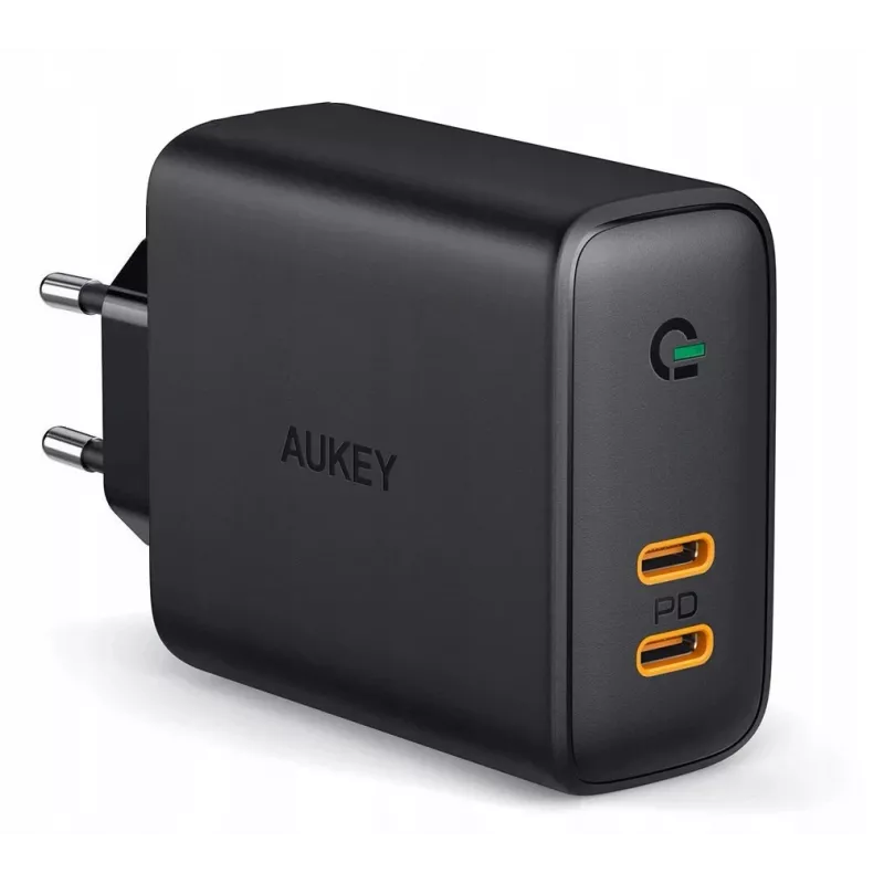 AUKEY PA-D2 nabíjačka pre mobilné zariadenia 36W čierna interiérová