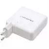 Qoltec GaN nabíjačka FAST 108W | 5-20V | 3-4.7A | USB C | biela