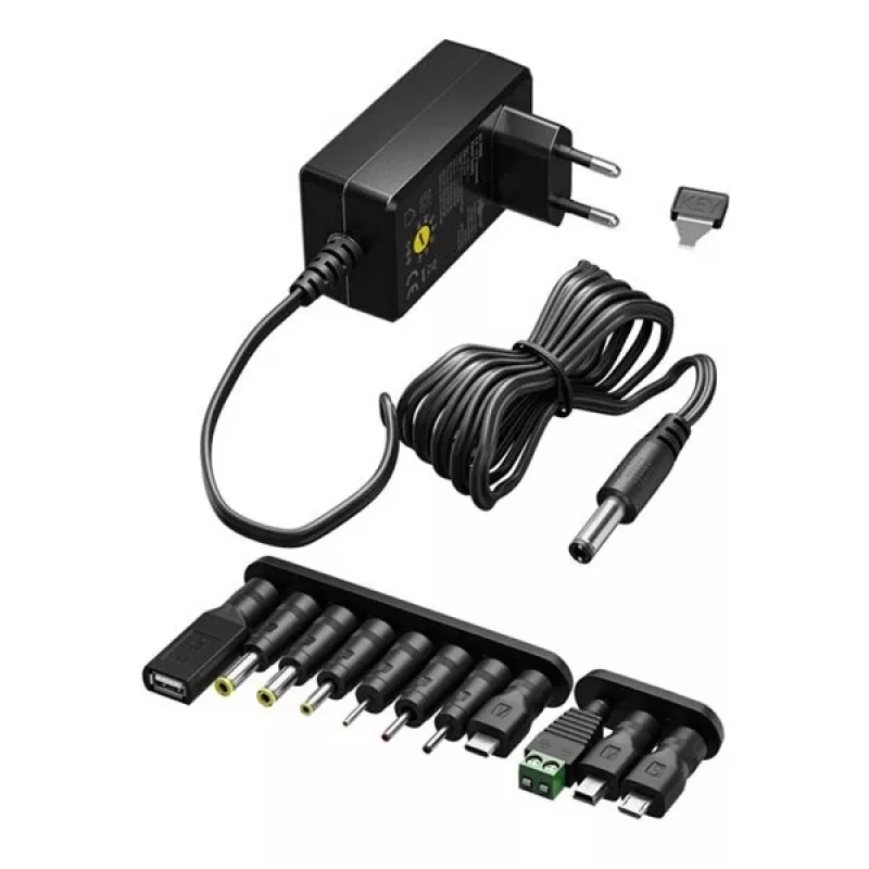 Goobay 64568 nabíjačka pre mobilné zariadenia univerzálna čierna AC Indoor (64568)