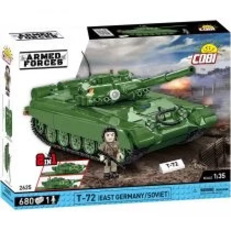 Stavebnica COBI T-72 východné Nemecko/Sovietsky 680 dielov