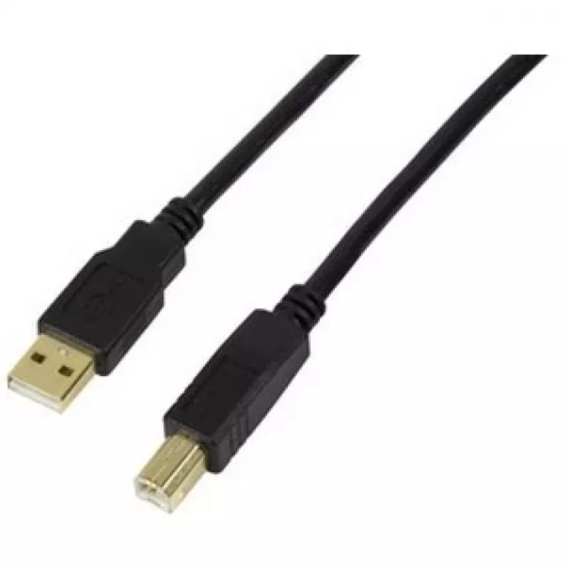 USB kábel LogiLink UA0264 USB 2.0 10 m USB A USB B čierny