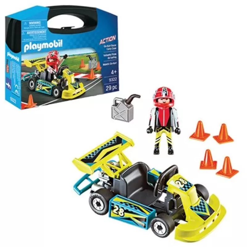 Figúrka PLAYMOBIL Go-Kart Racer úložný kufrík