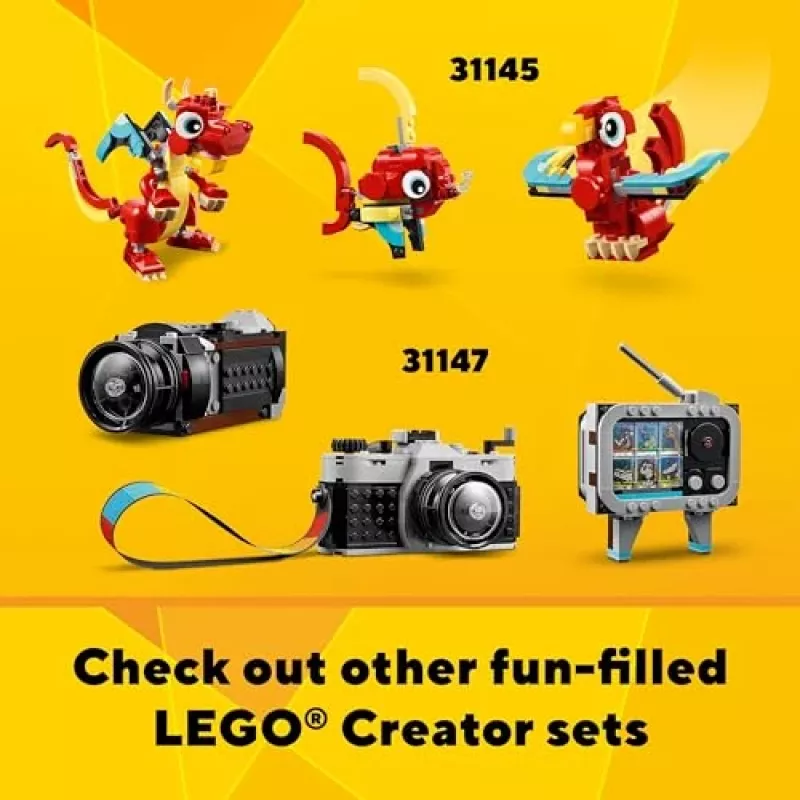 LEGO Creator 3-in-1 31146 Nákladné auto s plošinou a vrtuľník