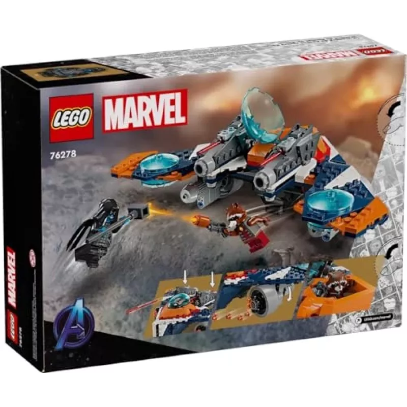 Stavebnica LEGO Marvel Super Heroes Rocket vesmírna loď 76278 – Rocket a Ronan set