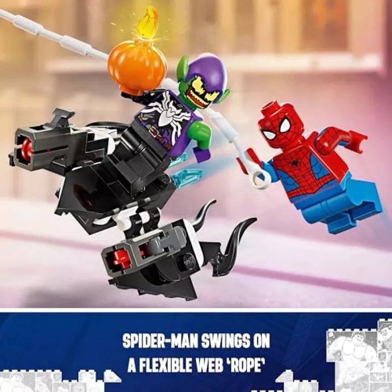 LEGO Marvel 76279 Spider-Man pretekárske auto & Venom Green Goblin stavebnica