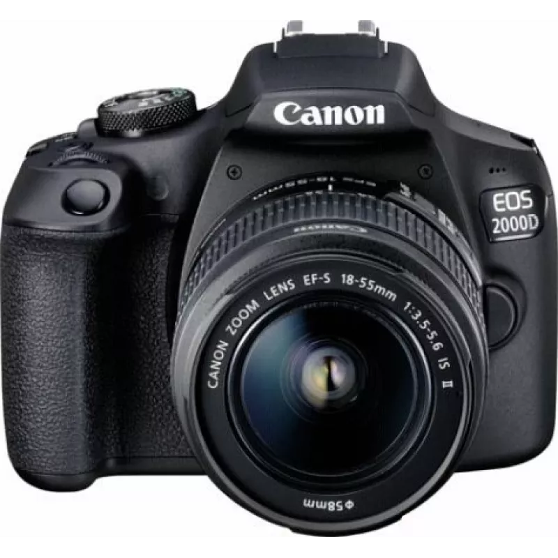 Canon EOS 2000D BK 18-55 IS II EU26 zrkadlovka kit 24,1 MP CMOS 6000 x 4000 pixelov čierna