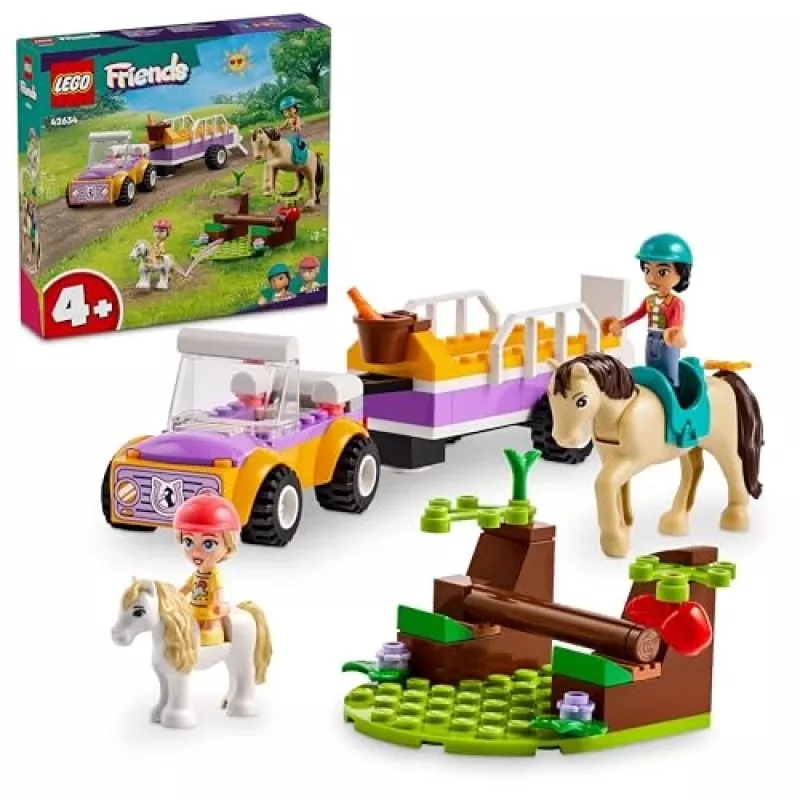 LEGO Friends sada s konským a poníkovým prívesom 42634
