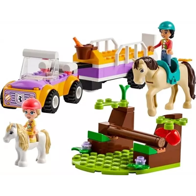 LEGO Friends sada s konským a poníkovým prívesom 42634