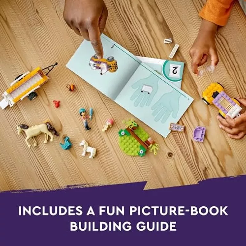 LEGO Friends sada s konským a poníkovým prívesom 42634