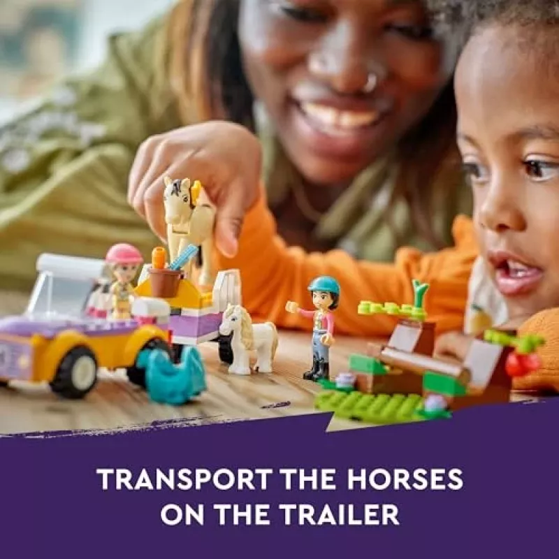 LEGO Friends sada s konským a poníkovým prívesom 42634