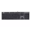 A4Tech KV-300H klávesnica USB QWERTY čierna, sivá