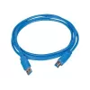 Gembird - USB kábel - USB Type-A (M) na USB Type-B (M) - USB 3.0 - 1,8 m - liata - modrý