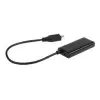 Adaptér MHL(M)->HDMI(F)+USB Micro(BF)(5 PIN) 16 cm