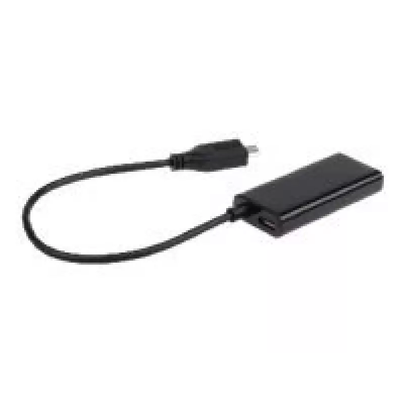 Adaptér MHL(M)->HDMI(F)+USB Micro(BF)(5 PIN) 16 cm