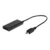 Adaptér MHL(M)->HDMI(F)+ USB MICRO(BF)(11 PIN) 16 cm