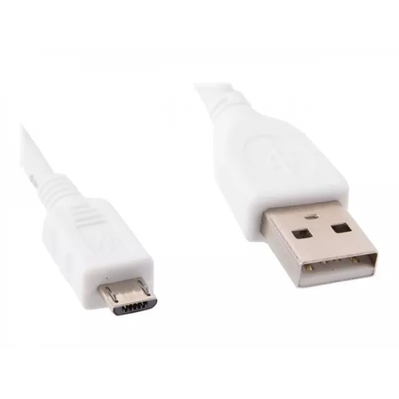 Gembird Cablexpert – USB kábel – Micro-USB Type-B (M) na USB (M) – 1 m – zalievaný – biely (CCP-MUSB2-AMBM-W-1M)