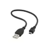 Gembird USB 2.0 A na Mini-USB samec kábel 0,3 m sivý