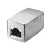 Wentronic Goobay CAT 5e RJ45 konektor samec/spojka – pre siete do 100 MHz, tienený (15027)