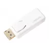 Kábelový prepínač pohlavia LogiLink CV0100 DisplayPort na HDMI biely