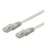 Wentronic Goobay CAT 6 patch kábel, U/UTP, sivý, 3 m - CCA medená zmes (68409)