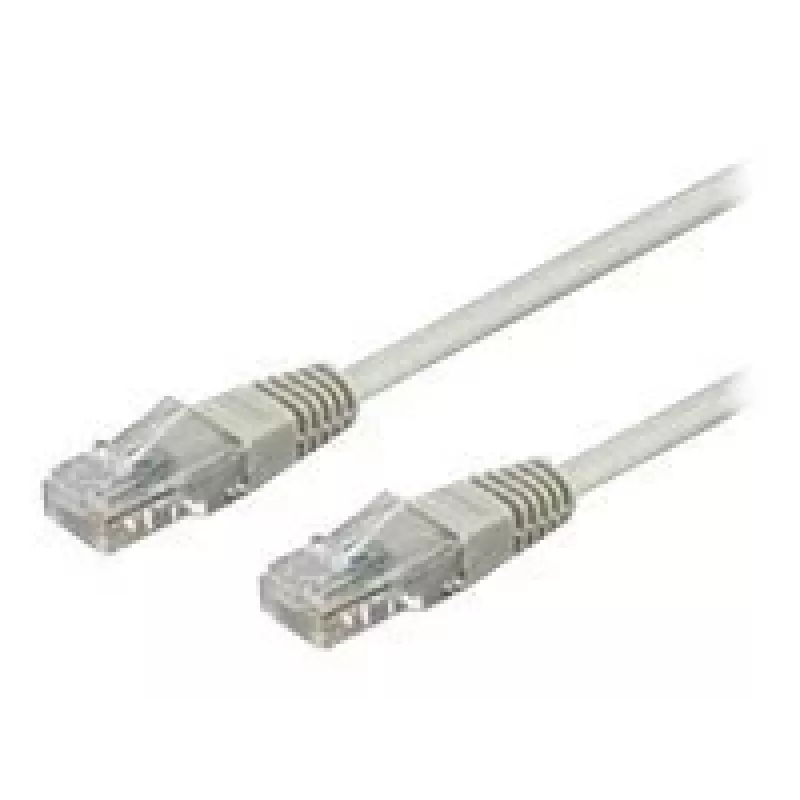 Wentronic Goobay CAT 6 patch kábel, U/UTP, sivý, 3 m - CCA medená zmes (68409)