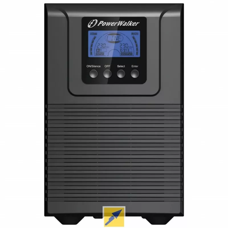 PowerWalker VFI 1000 TG dvojitá konverzia (Online) 1 kVA 900 W 4 zásuvky