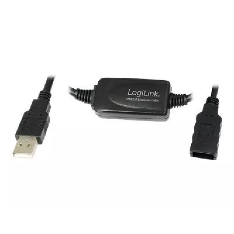 LogiLink UA0143 USB kábel USB 2.0 USB-A konektor samec na konektor samica 10,00 m čierny