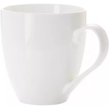 Ritzenhoff & Breker Gusto Jumbo hrnček na kávu, 0,6L, biely porcelán, vhodný do umývačky, 110mm - balenie 6 ks (088762)