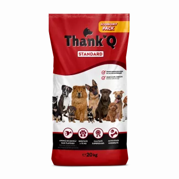 THANK'Q Standard šunka - suché krmivo pre psov - 20 kg